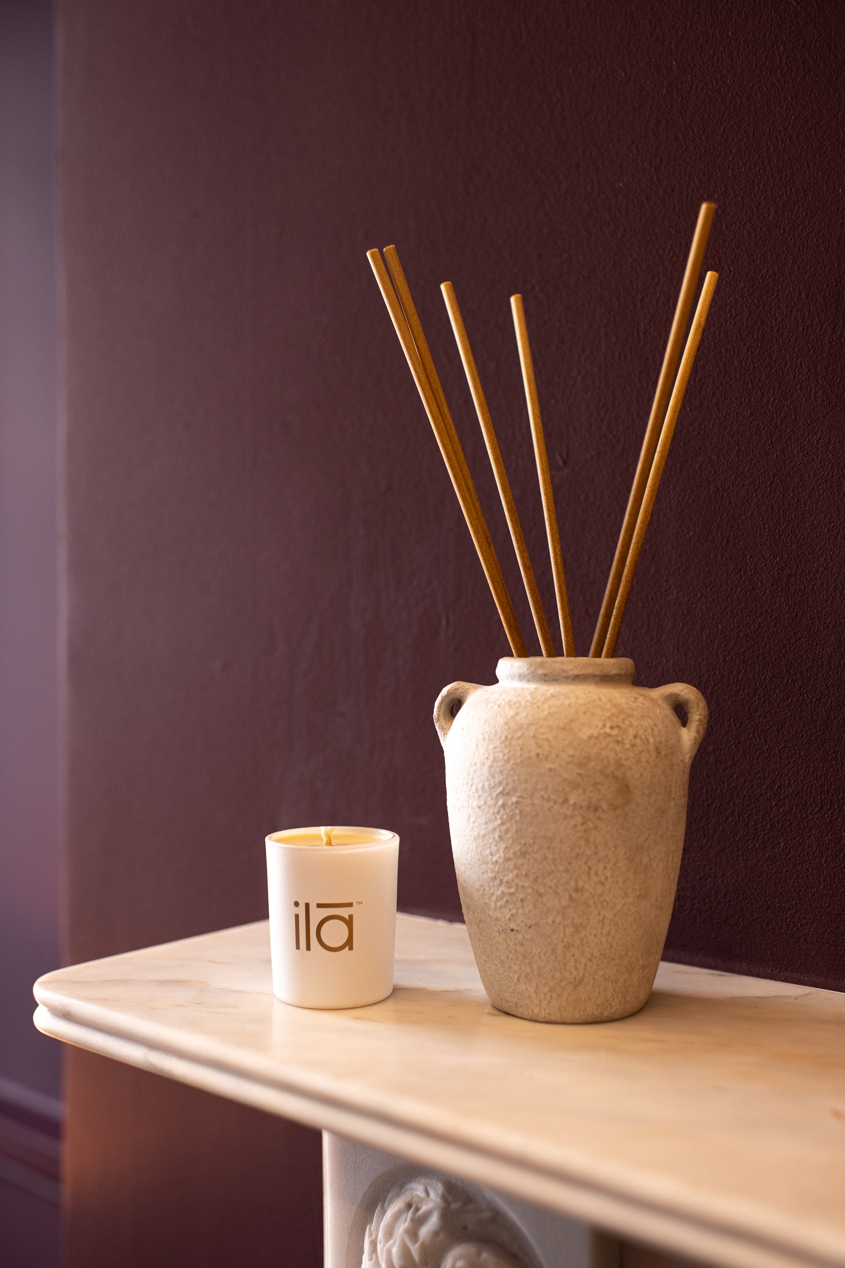 ila RegenX Diffuser and Candle